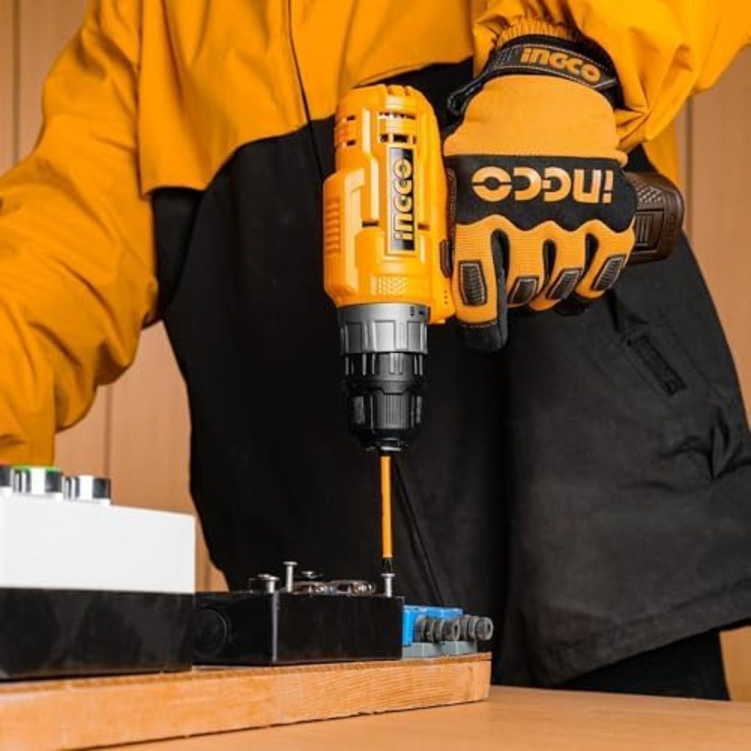 INGCO 12V Cordless Drill – 20Nm Compact Drill Machine with USB Type-C Charging - 3+