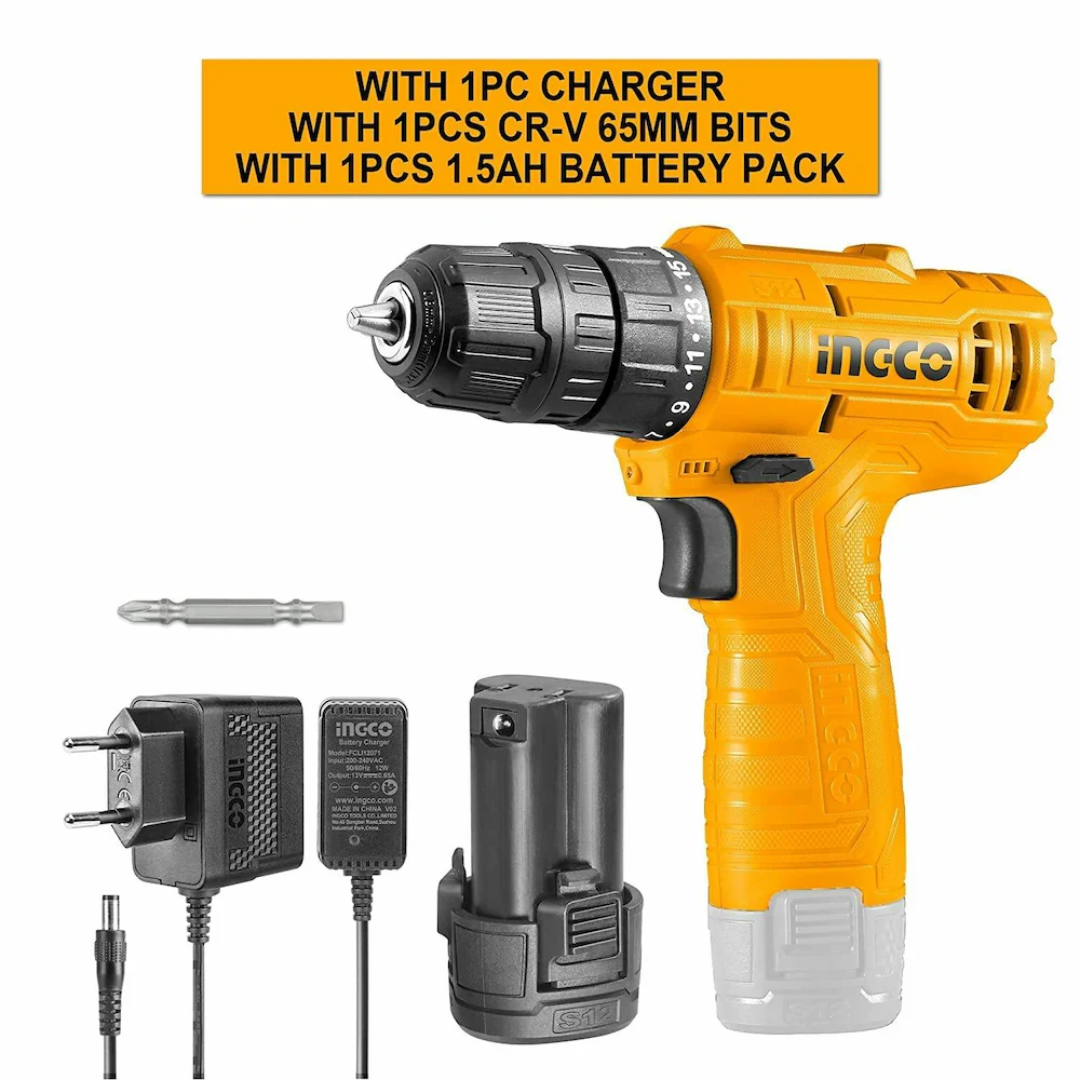CDLI12456 INGCO CORDLESS DRILL
