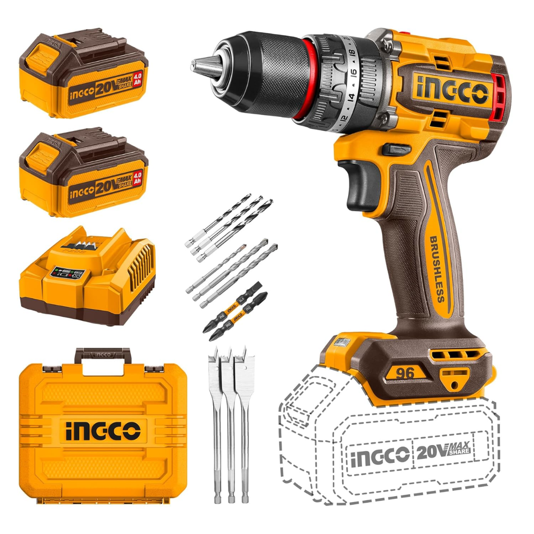 CIDLI20968 INGCO CORDLESS IMPACT DRILL