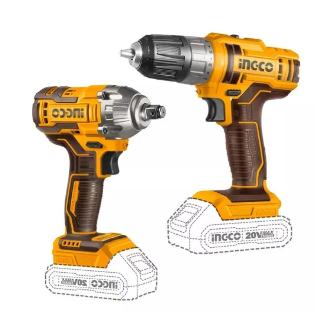 COSLI230702 INGCO CORDLESS IMPACT WRENCH AND IMPACT DRILL