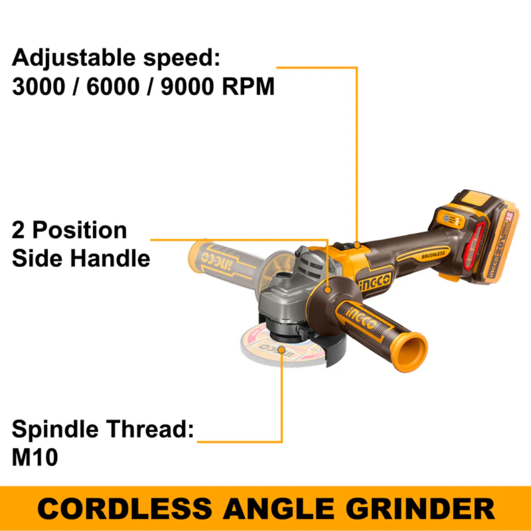CKLI20766 INGCO CORDLESS MINI GRINDER+IMPACT DRILL