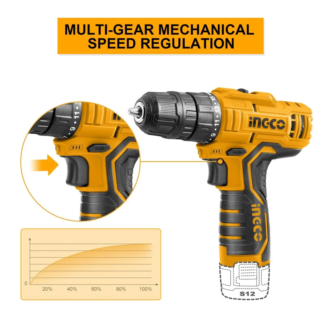 CDLI12208 INGCO CORDLESS DRILL