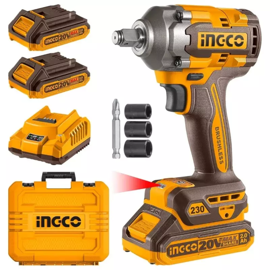 CIWLI20236 INGCO CORDLESS IMPACT DRIVER & WRENCH
