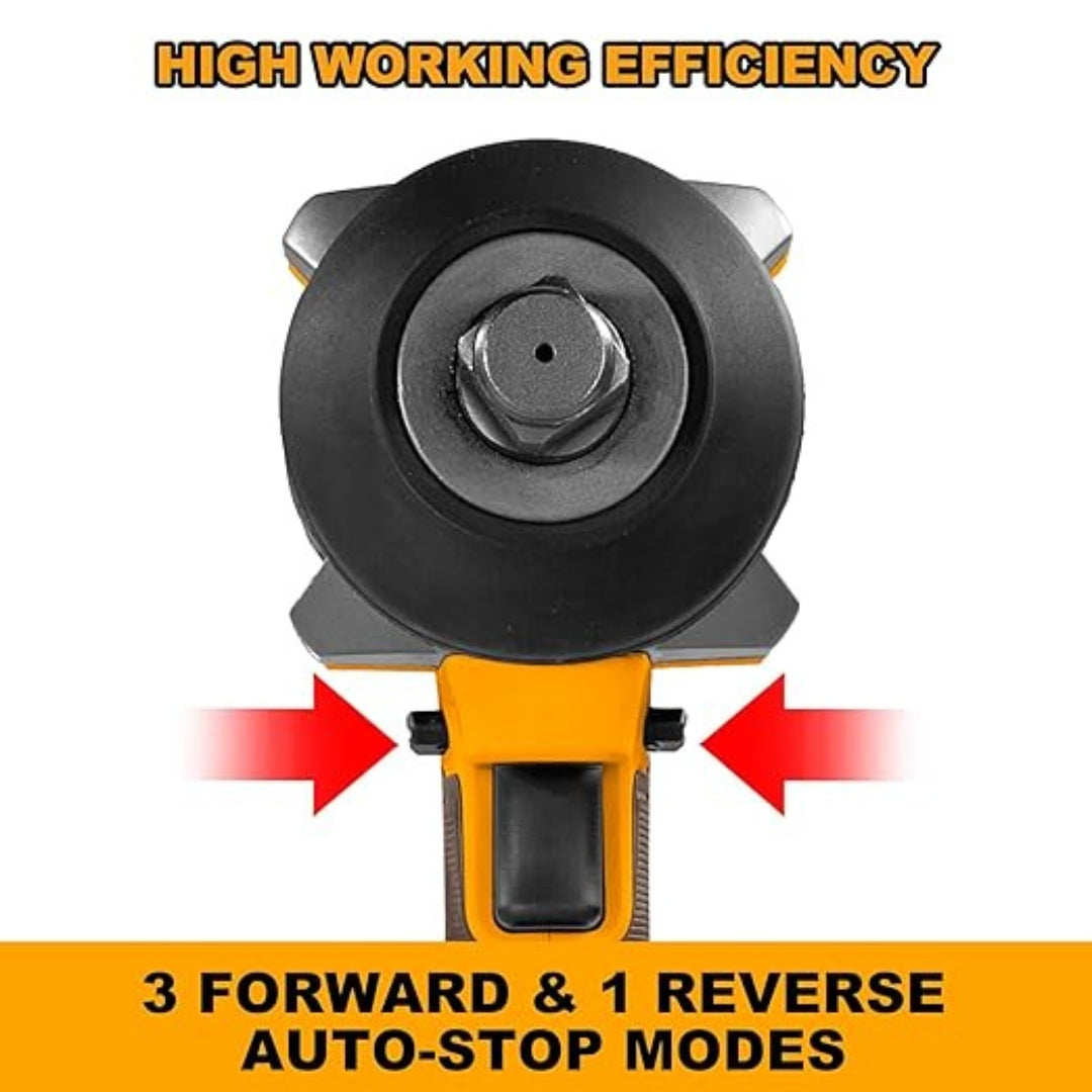 INGCO 20V Cordless Impact Wrench – 1050Nm Brushless Heavy Duty Impact Gun - CIWLI20105