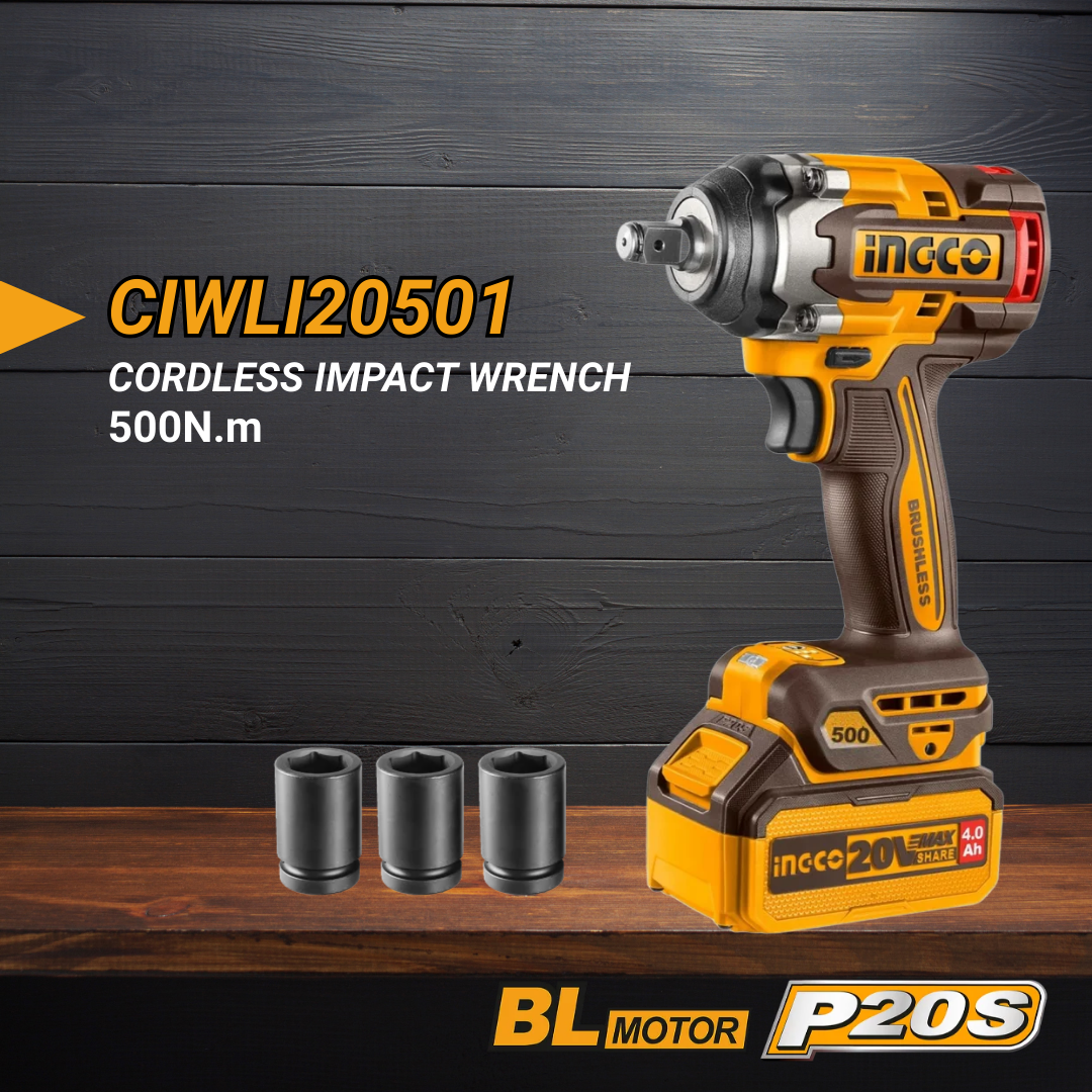 CIWLI20501 INGCO CORDLESS IMPACT WRENCH