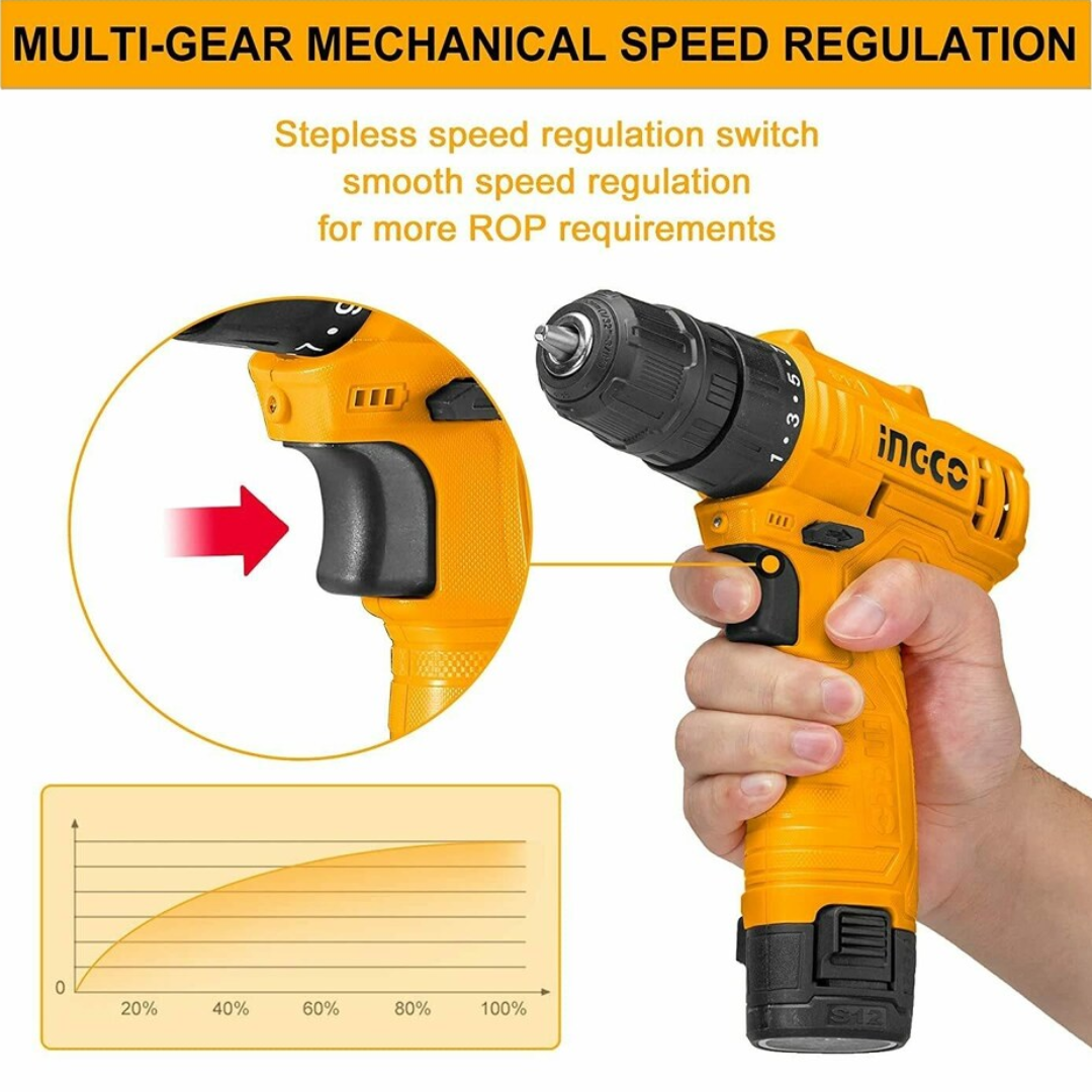 CDLI12456 INGCO CORDLESS DRILL