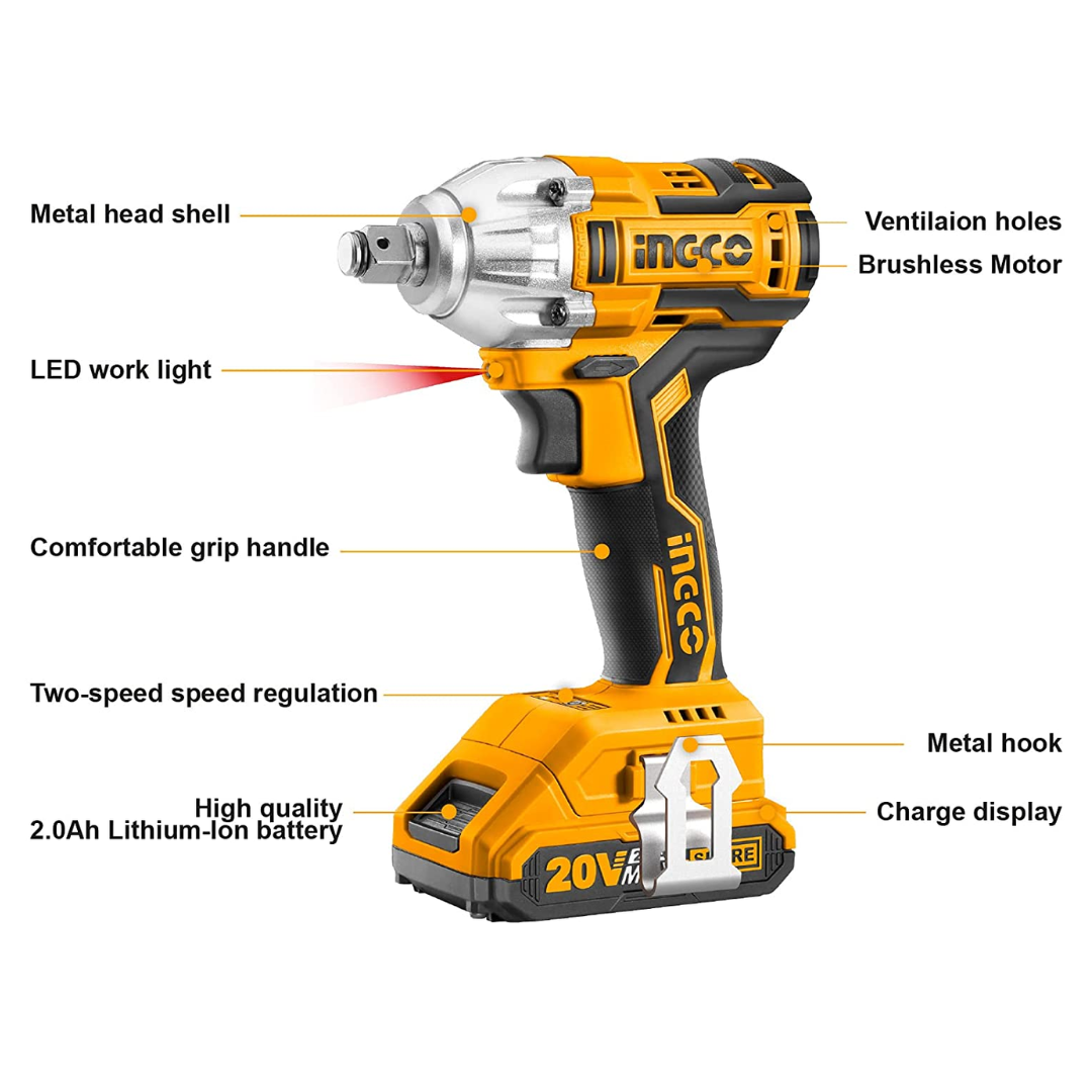 CIWLI2001 INGCO CORDLESS IMPACT DRIVER