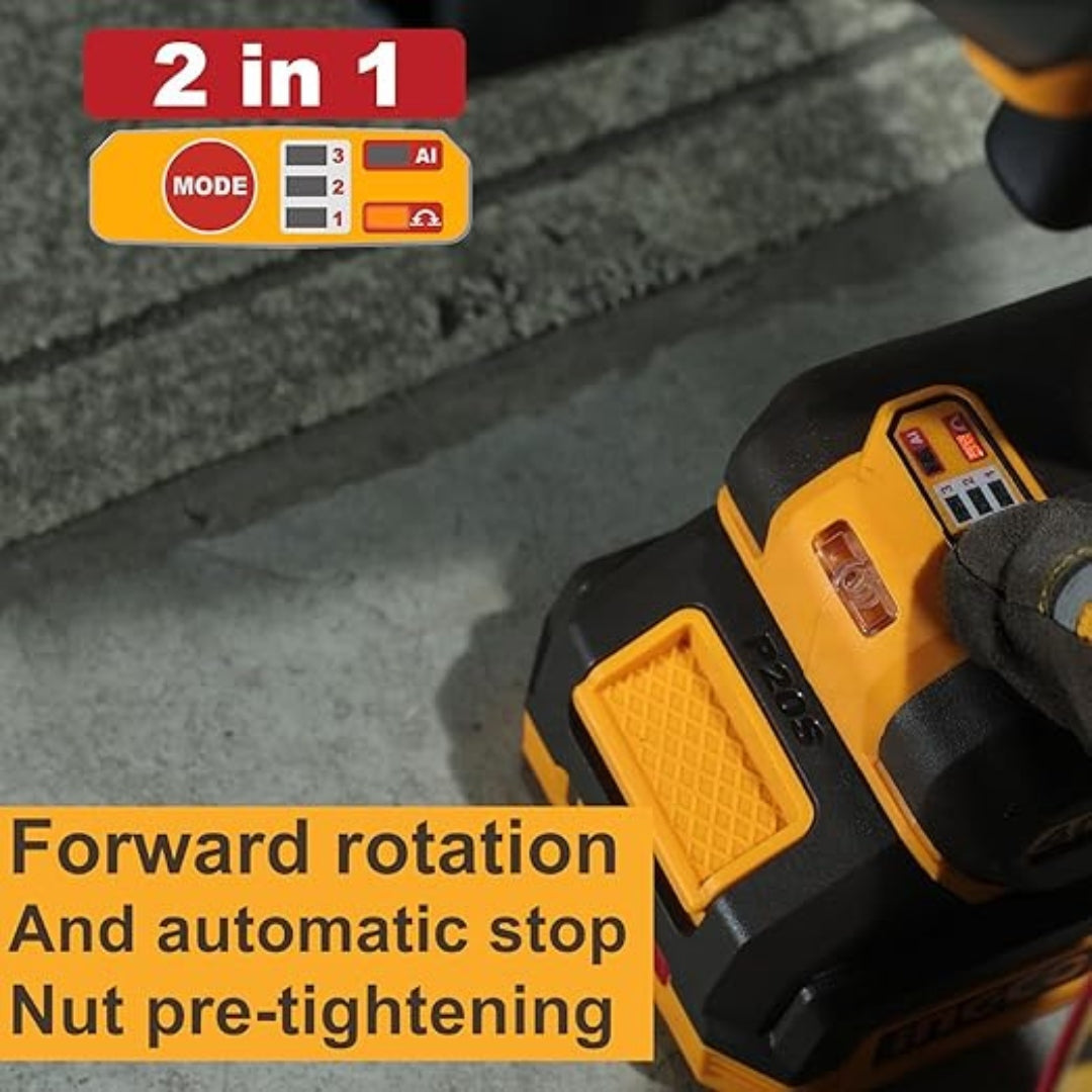 INGCO 20V Cordless Combo Kit – 405Nm Brushless Impact Wrench Set - COSLI23056
