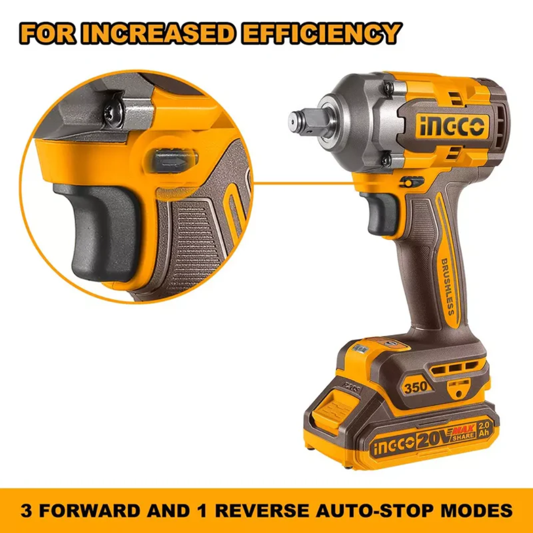 CIWLI2035 INGCO CORDLESS IMPACT WERNCH