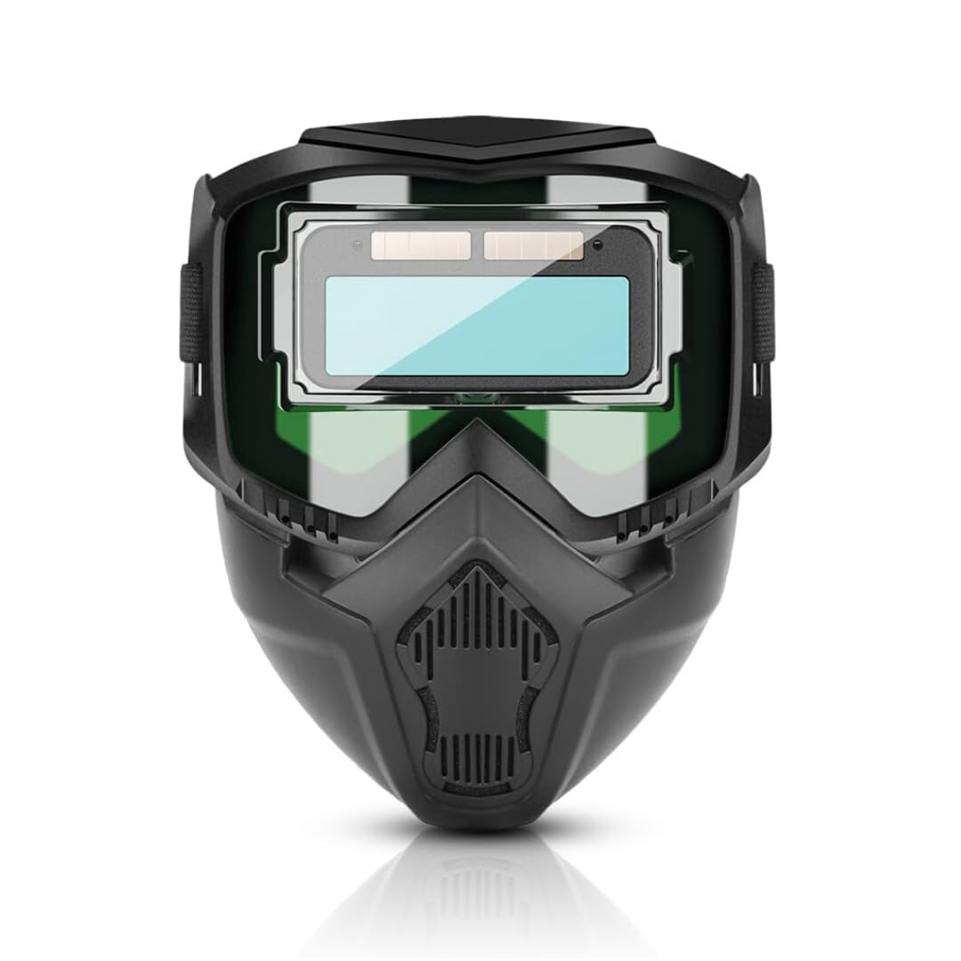 HOMDUM 2 in 1 Welding Helmet with Auto-Darkening Welding Goggles