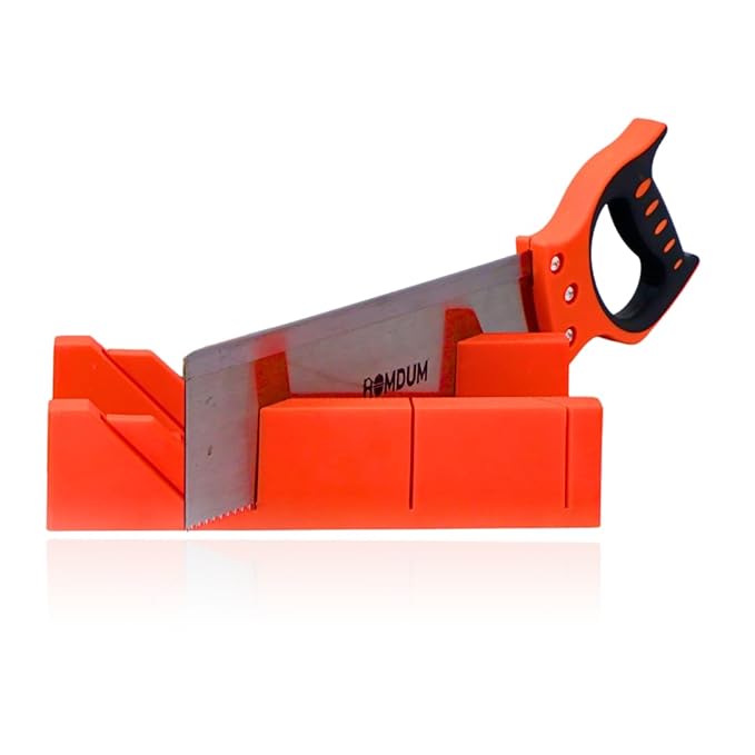 HOMDUM MITER BOX 350MM HAND-POWERED STEEL