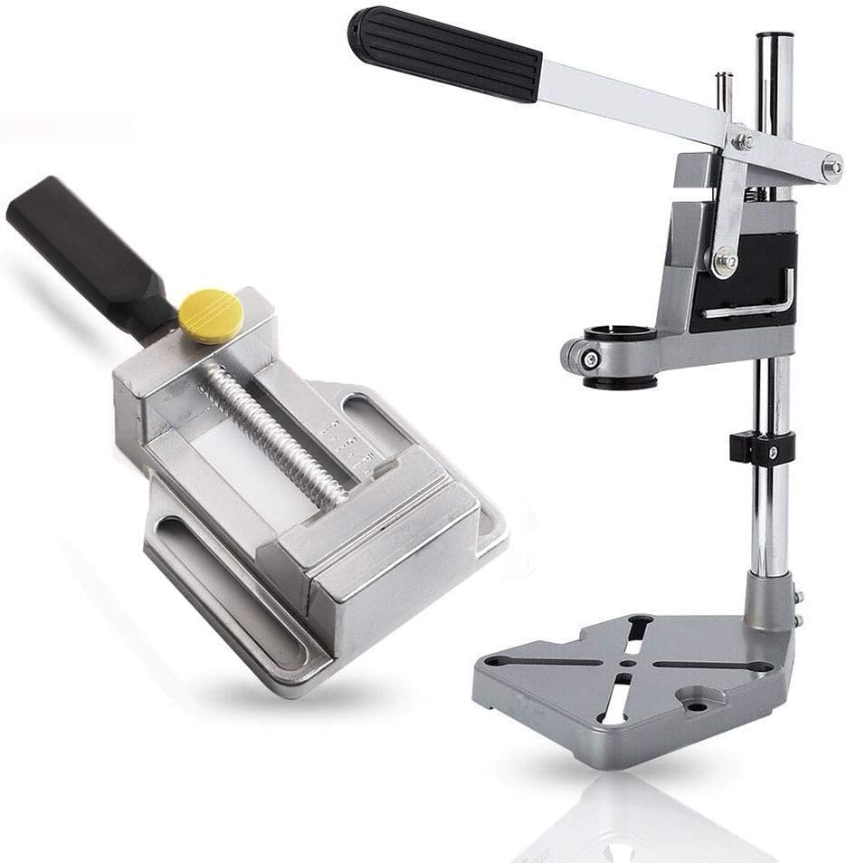 Homdum Drill Stand 400 mm with Adjustable Drill Press Vice Clamp