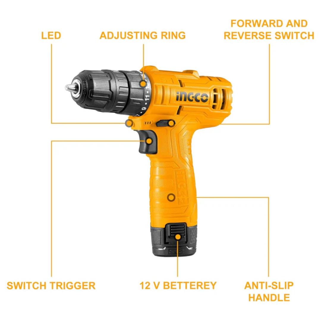 CDLI12415 INGCO CORDLESS DRILLS