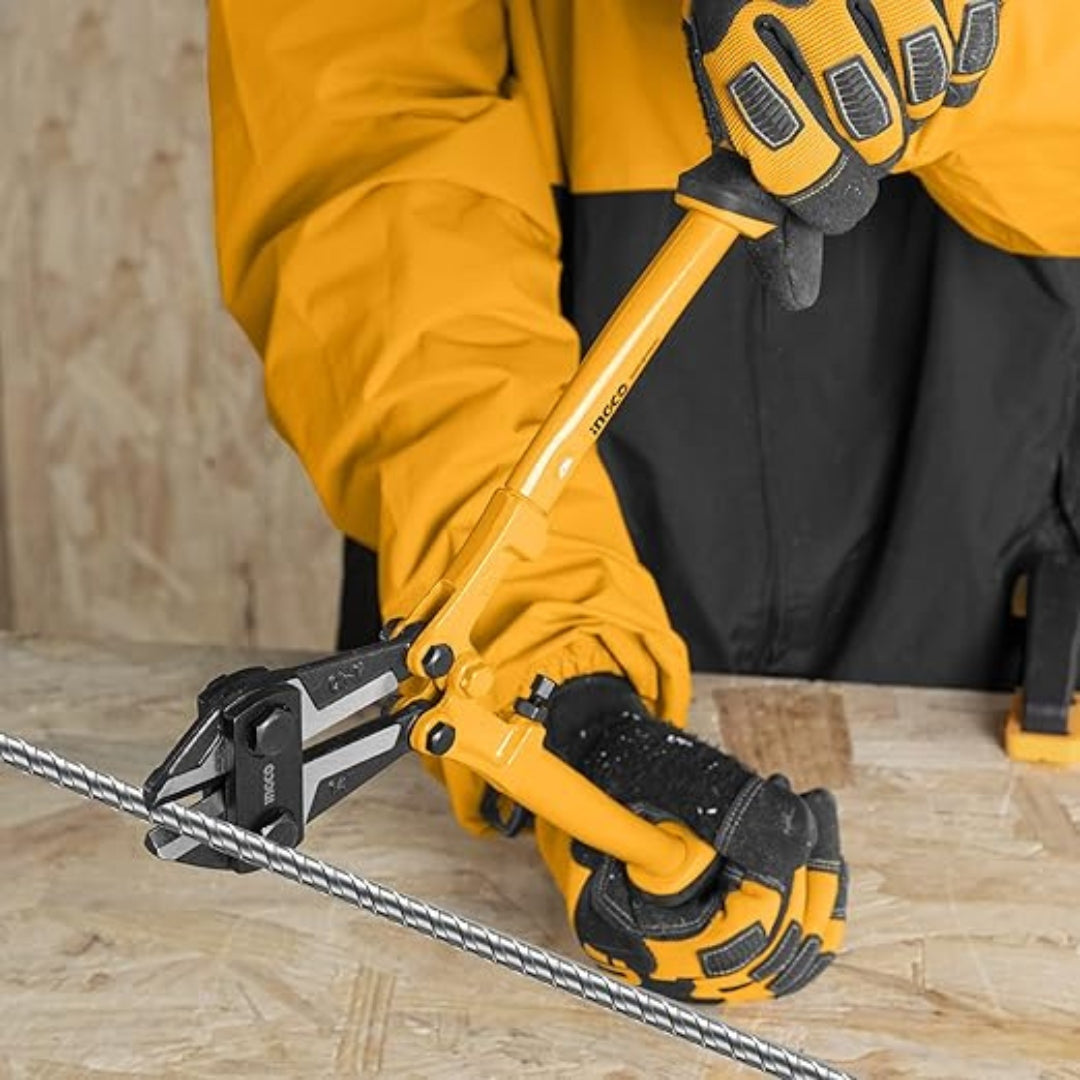 INGCO  14 Inch Bolt Cutter with Cr-Mo Blade & TPR Handle - HBC0814