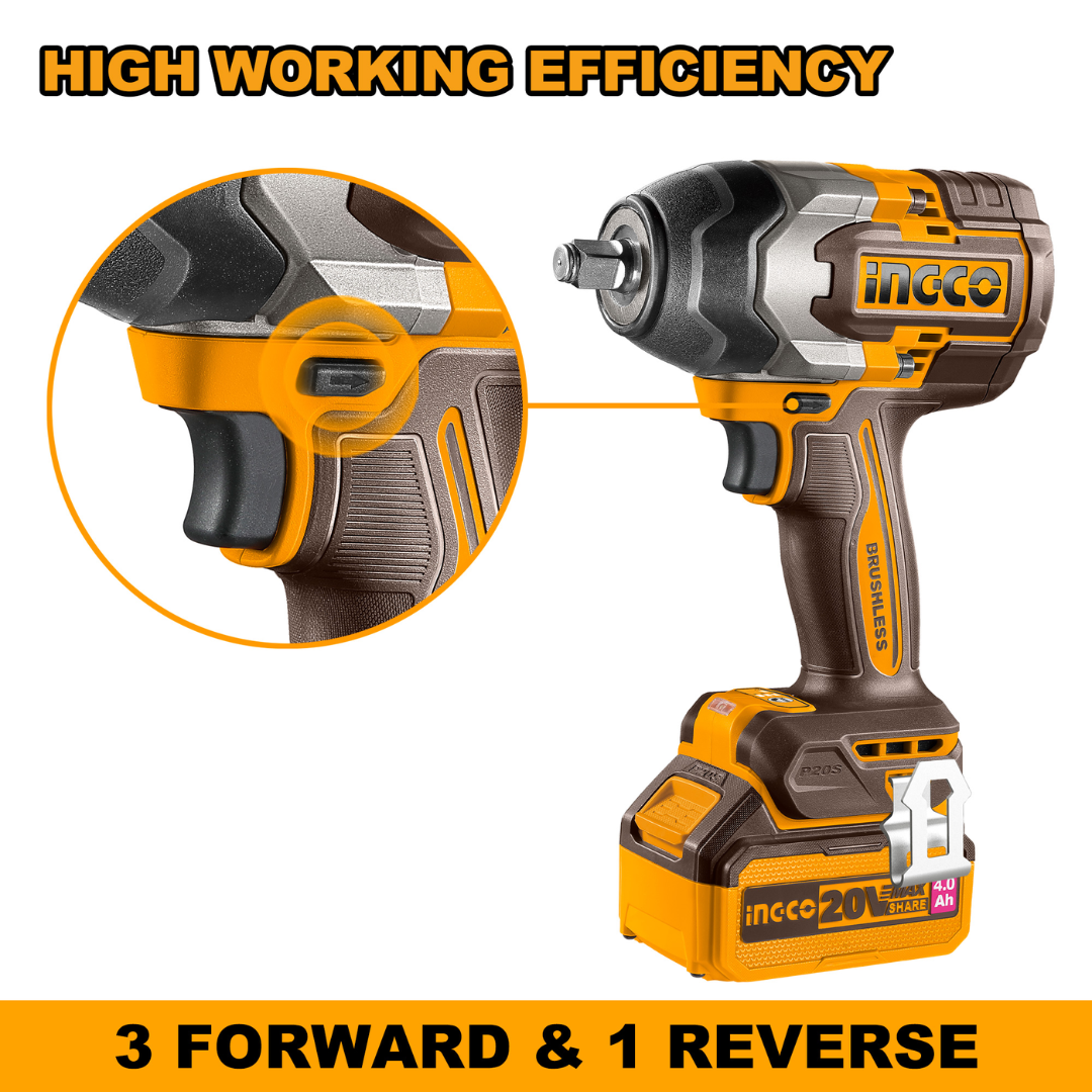 CIWLI2085 INGCO CORDLESS IMPACT WRENCH