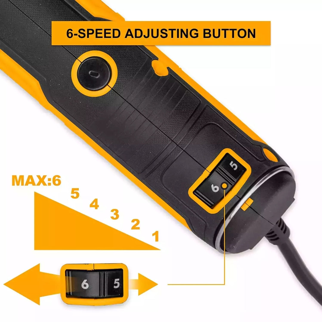 INGCO ARNA 130W Mini Die Grinder Rotary Tool Kit with 52 Accessories - MG13092