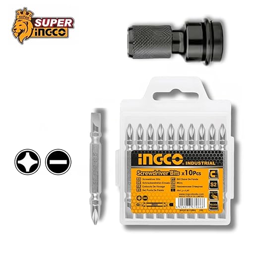 INGCO 20V Cordless Impact Wrench Kit – 400Nm Brushless Tool Set with LED Work Light - COSLI23048