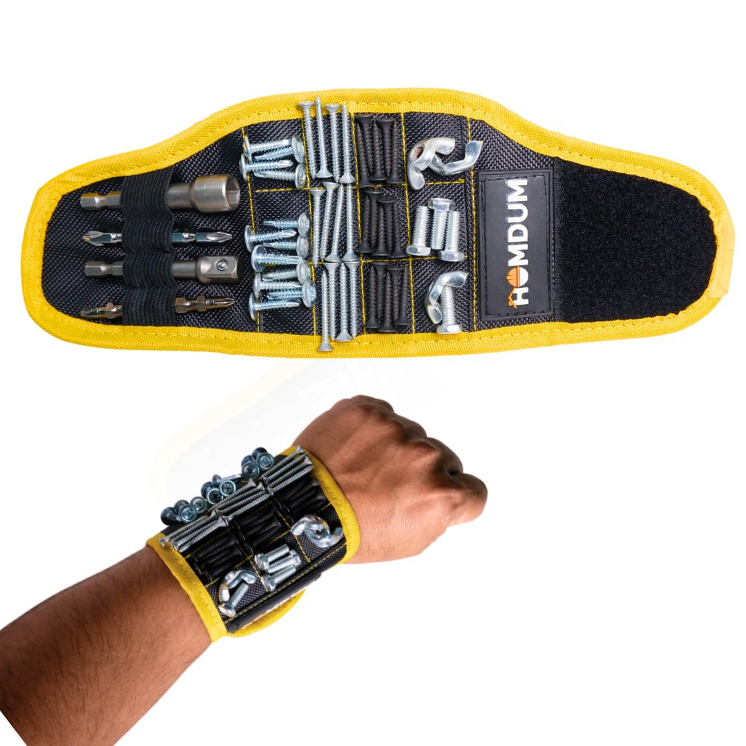 HOMDUM Magnetic Wrist Band – Adjustable Breathable Wrist Strap