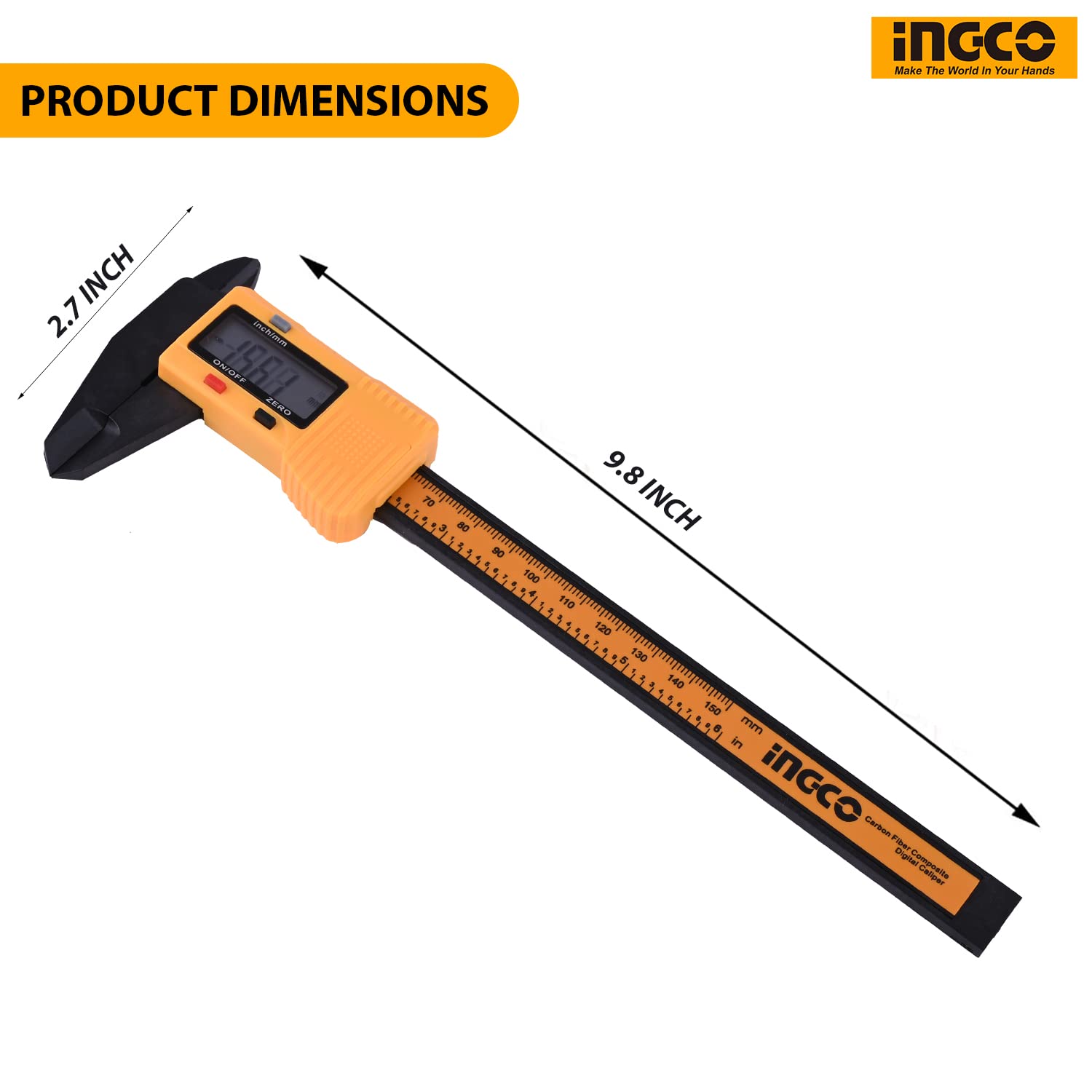 INGCO HDCP16150 Plastic digital caliper