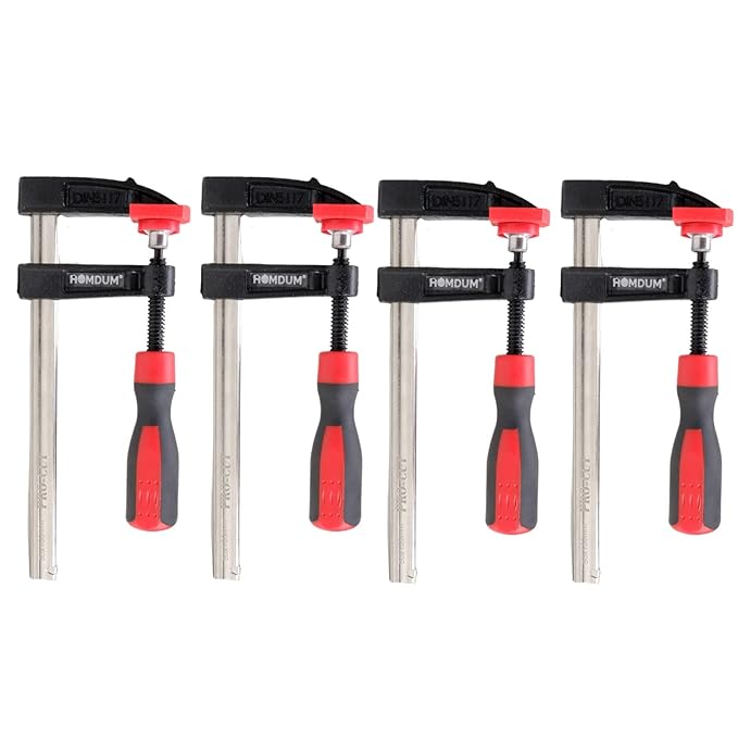 HOMDUM 12 INCH STEEL F CLAMP PACK OF 4 PC