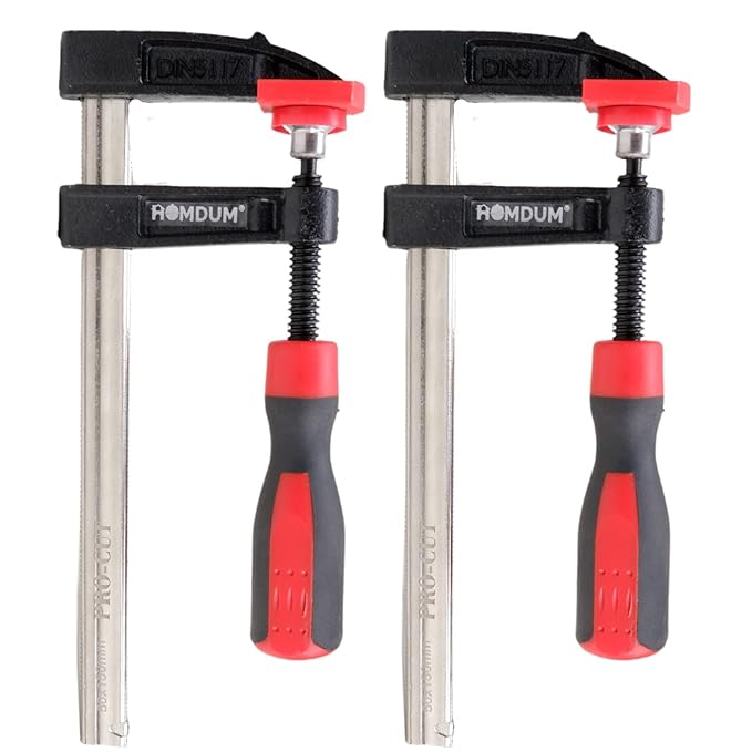 HOMDUM 12 INCH STEEL F CLAMP PACK OF 2PC