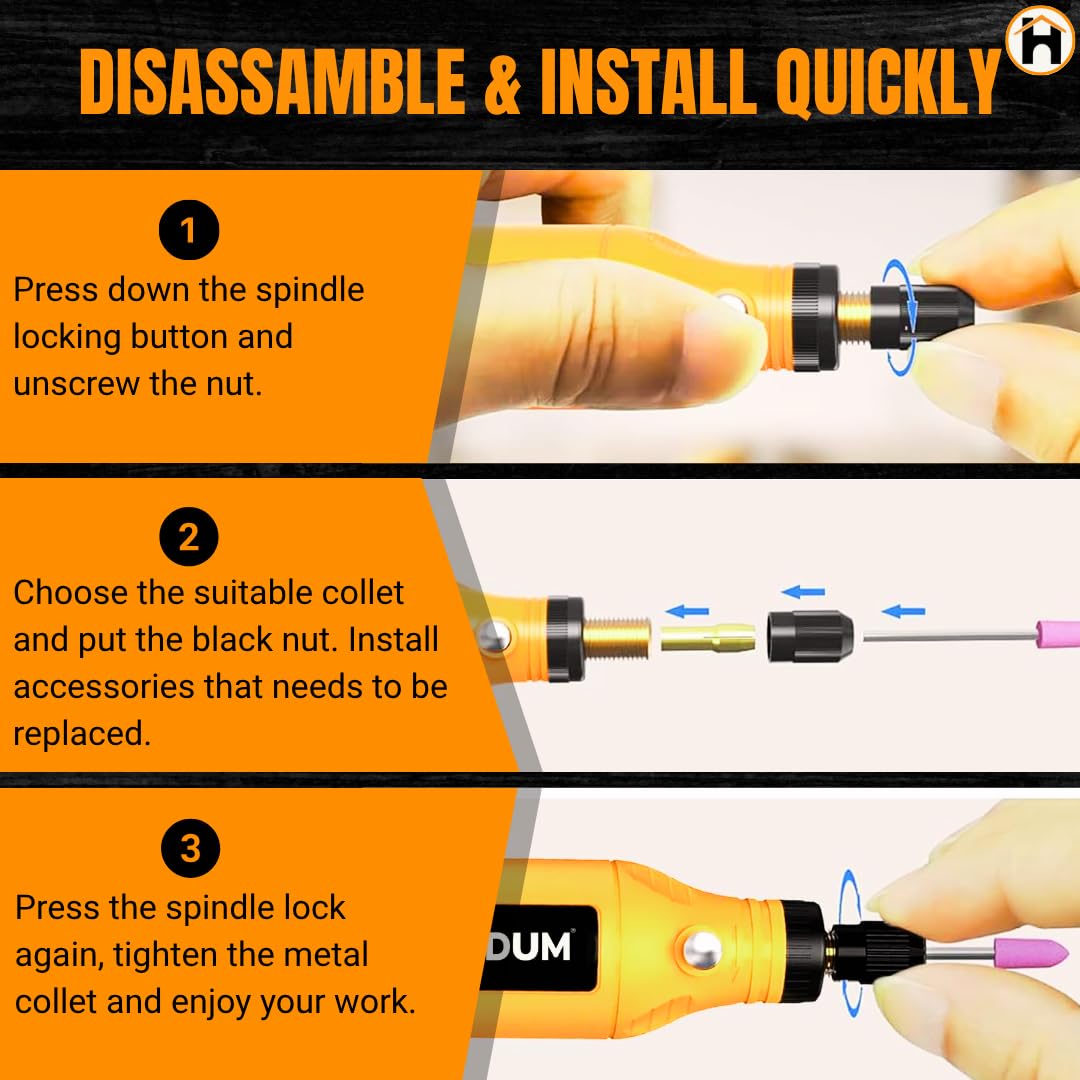 HOMDUM 4.0V ROTARY TOOL