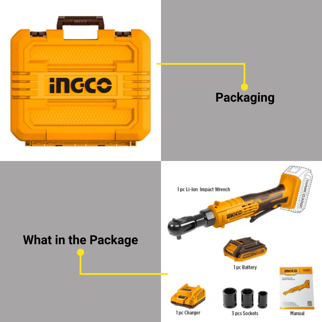 CDRLI2060152 INGCO CORDLESS DRIVE RACHET