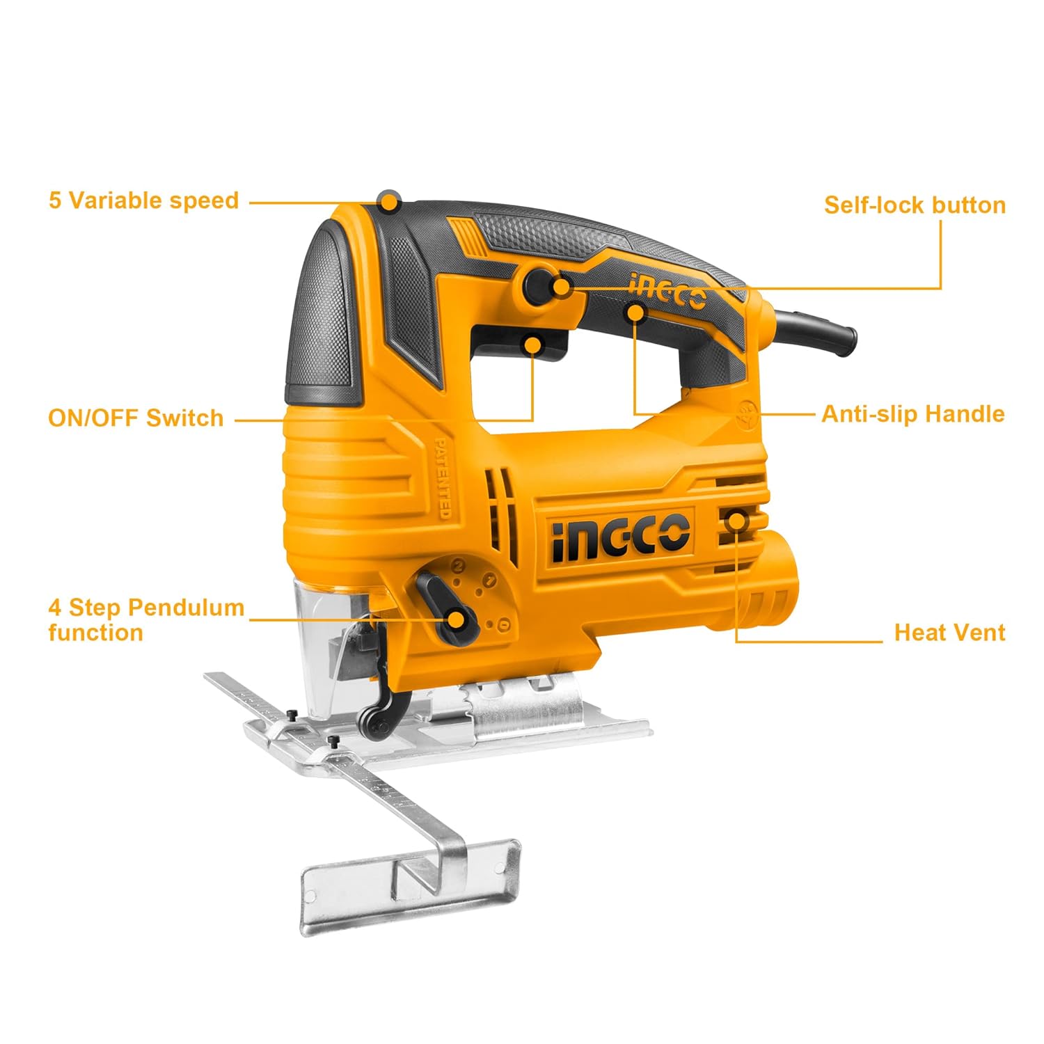 Homdum Jigsaw machine for wood cutting INGCO - JS6508 Powerful 650W