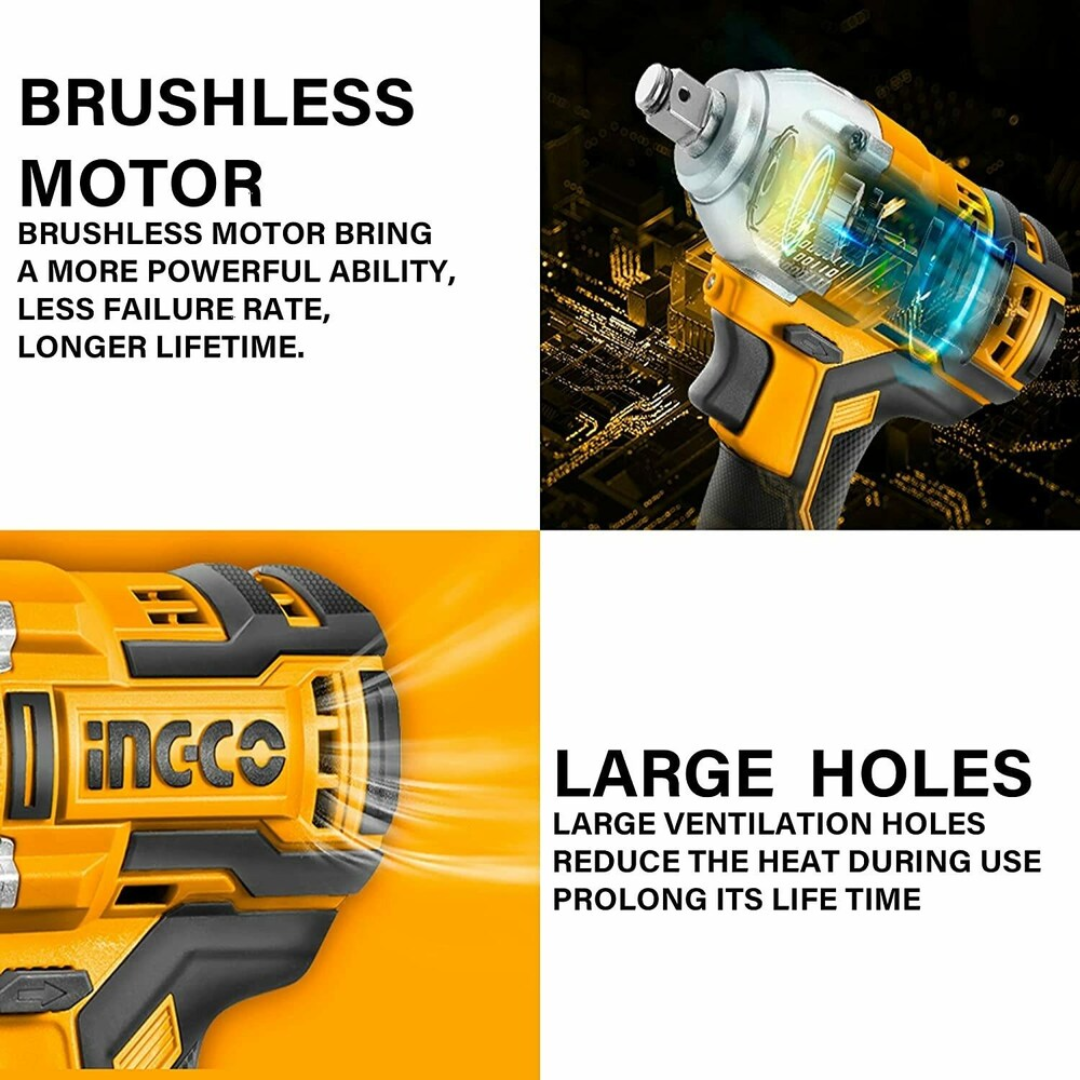 CIWLI2038 INGCO CORDLESS IMPACT WRENCH