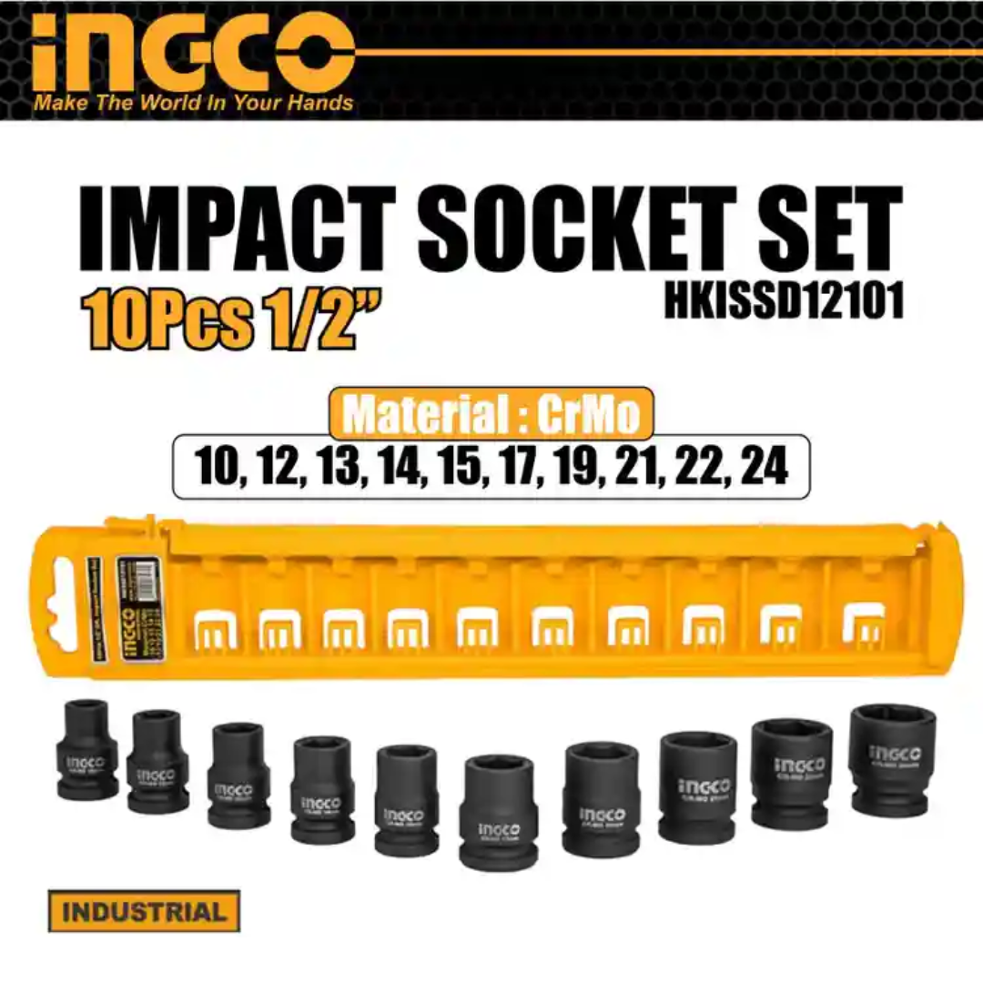 HKISSD12101 INGCO Impact Socket Set