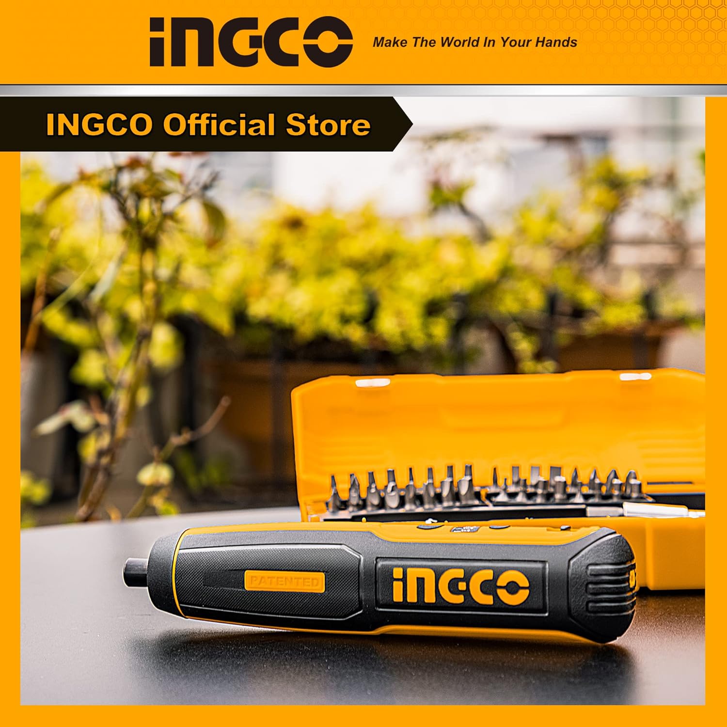 INGCO 4.0V Electric Cordless Screwdriver CSDLI0403