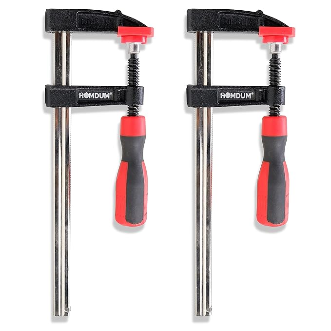 HOMDUM 8 INCH STEEL F CLAMP PACK OF 2 PC