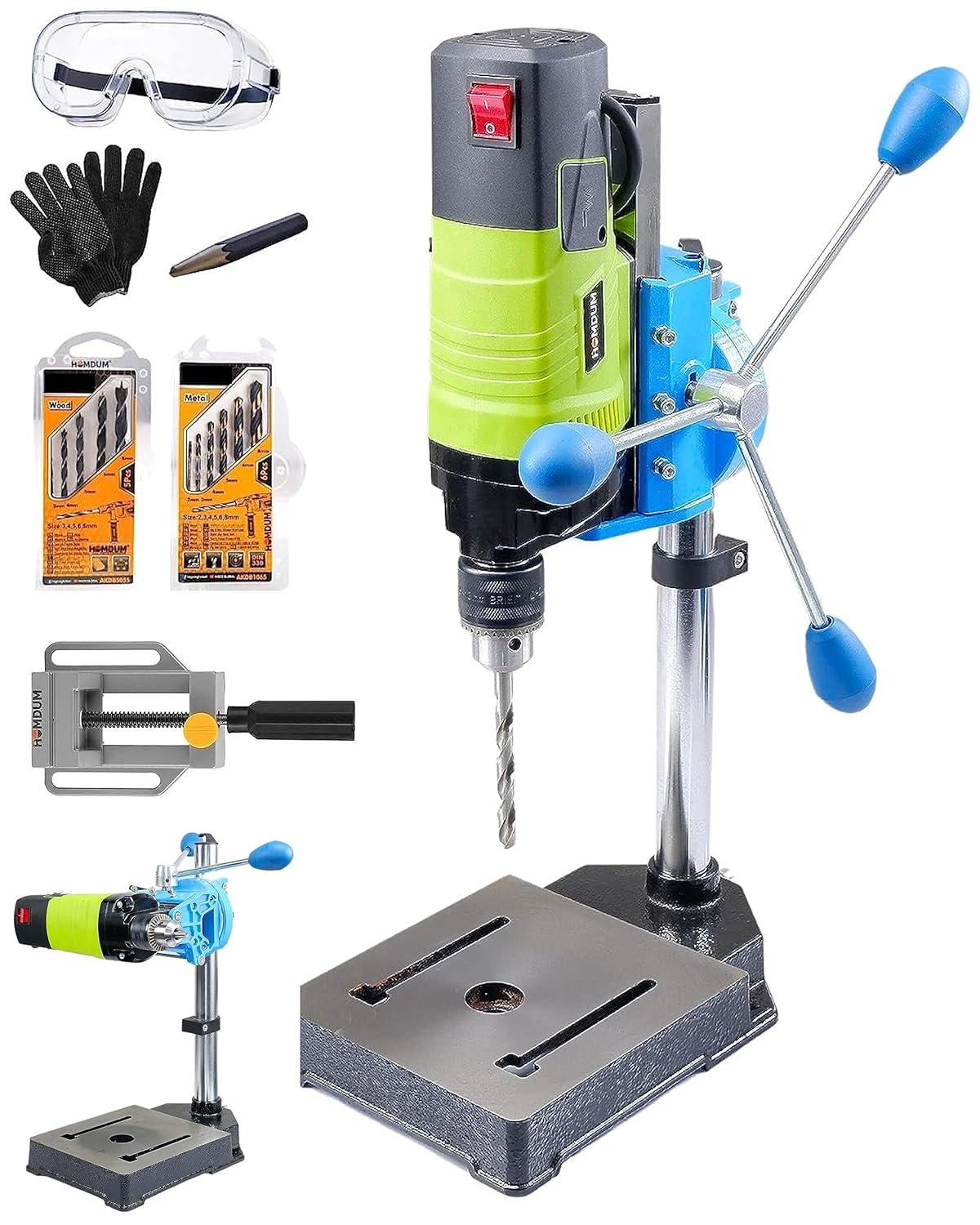 Homdum 1200W High speed Mini Bench Drill Machine