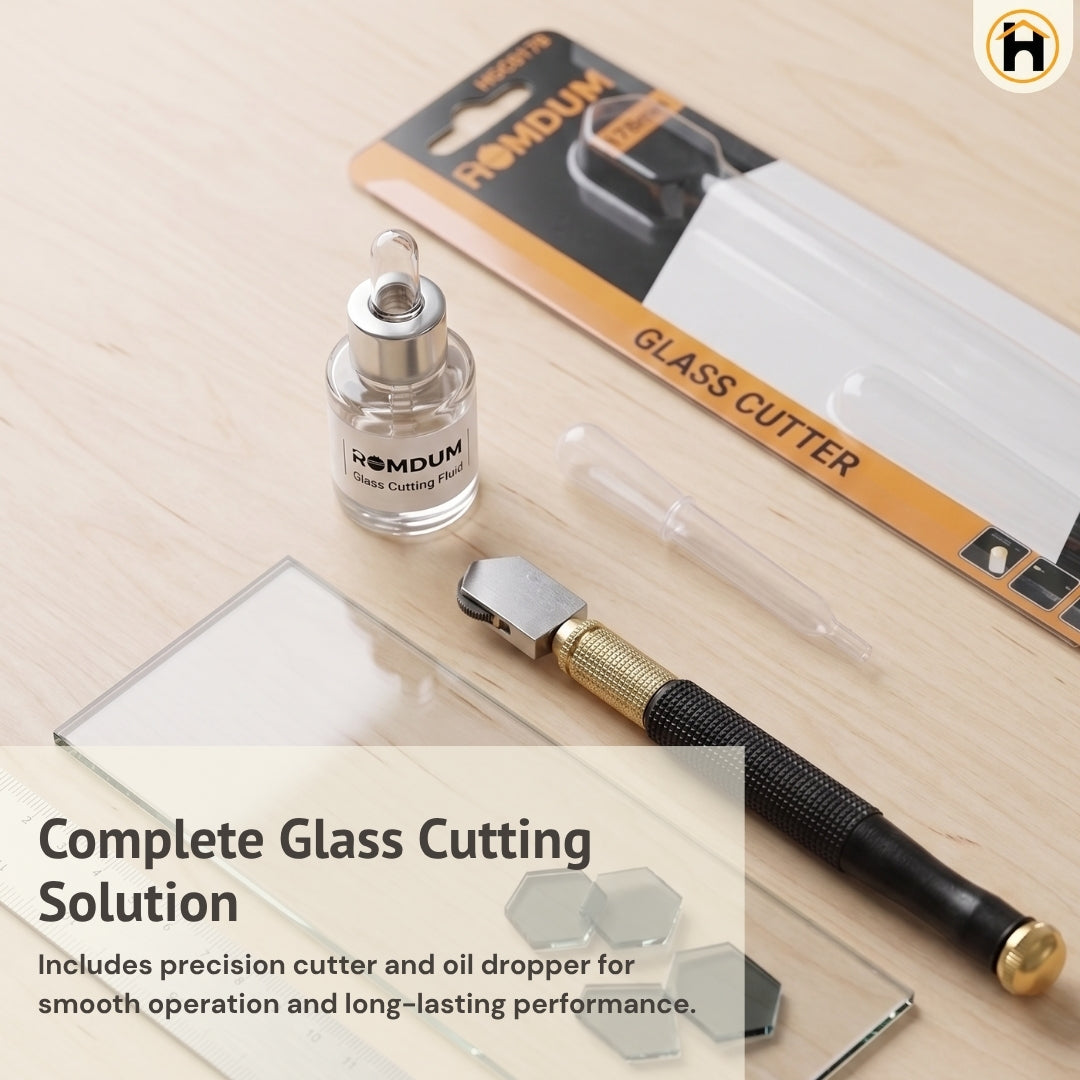 HOMDUM Glass Cutter Pen for Precision Glass Cutting up to 10mm