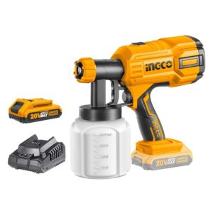 INGCO CSGLI2001  Cordless Spray Gun, 20V Lithium-Ion Paint Sprayer, 800ml | 600 Ml/min