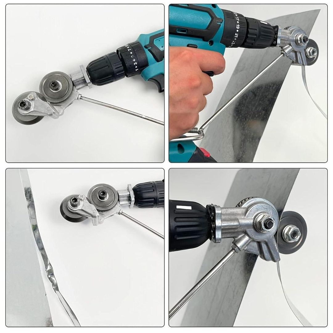 ELECTRIC DRILL REFITTING PLATE SHEAR - METAL SHEET CUTTER ATTACHMENT