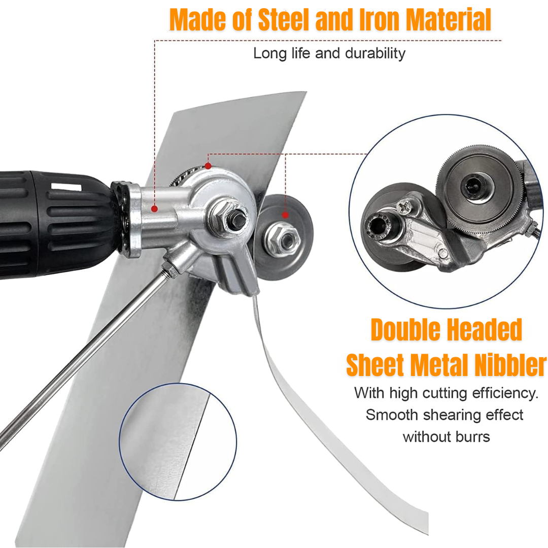 ELECTRIC DRILL REFITTING PLATE SHEAR - METAL SHEET CUTTER ATTACHMENT