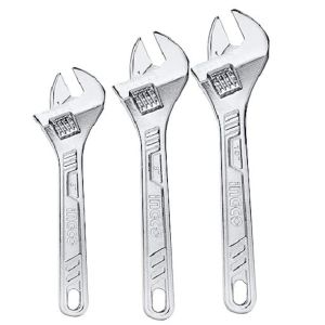 Ingco 3 pcs Adjustable Wrench,