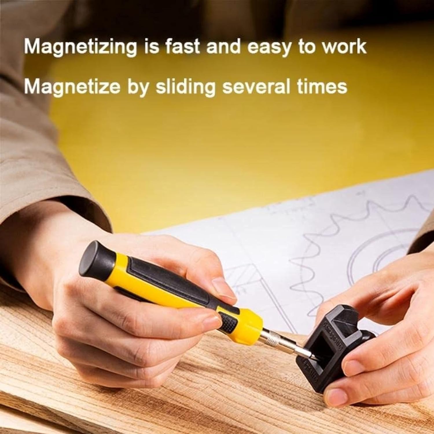 HOMDUM 65mm Magnetizing Demagnetizing Tool