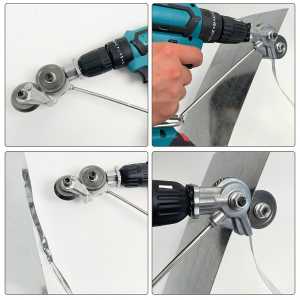 Electric Drill Refitting Plate Shear - Metal Sheet Cutter Attachment