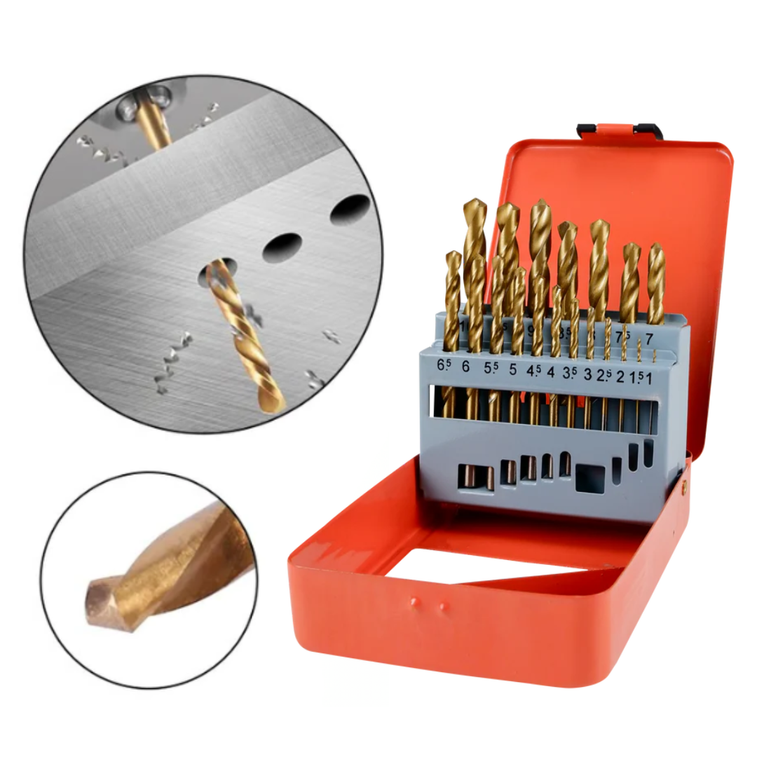 HSS Drill Bit Set 19 Pcs