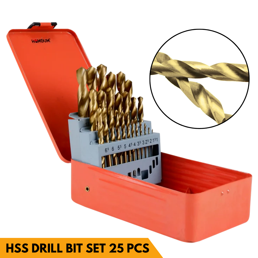 HSS Drill Bit Set 25 Pcs