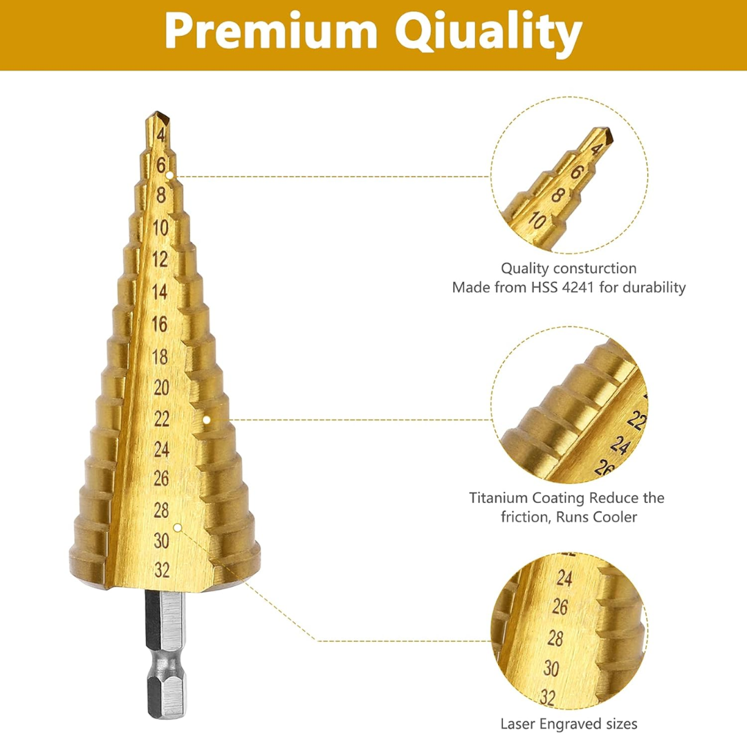 HSS Hex Shank 4-32 MM