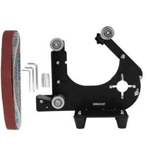 HOMDUM Abrasive Belt Machine Bracket for Angle Grinder, Belt Sander Attachment for Grinder Roller