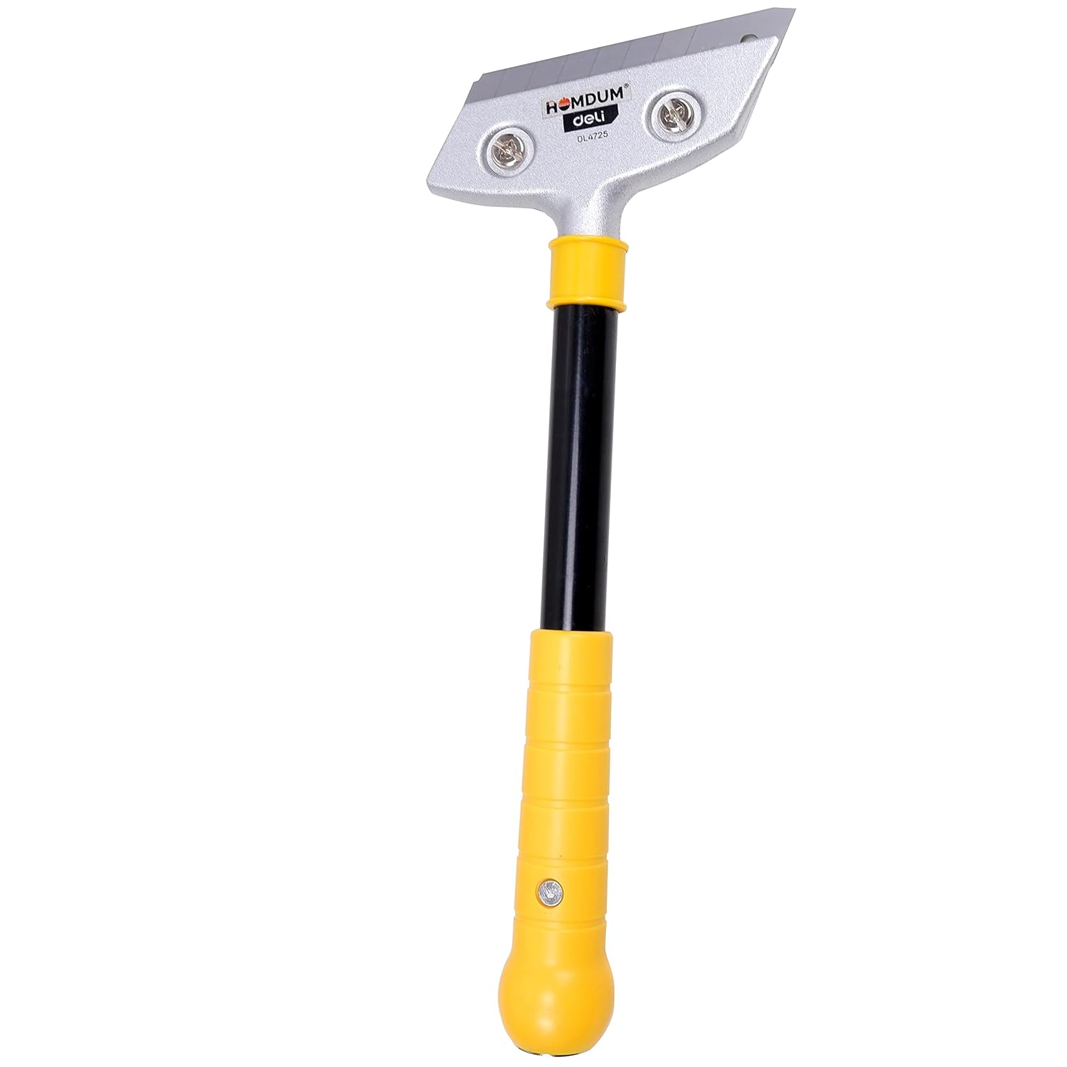 Homdum Razor Scrapper 12 inch with Aluminum alloy body ABS Plastic Handle tool to remove silicone & paint stains Floor Tile Grout Remover mirror