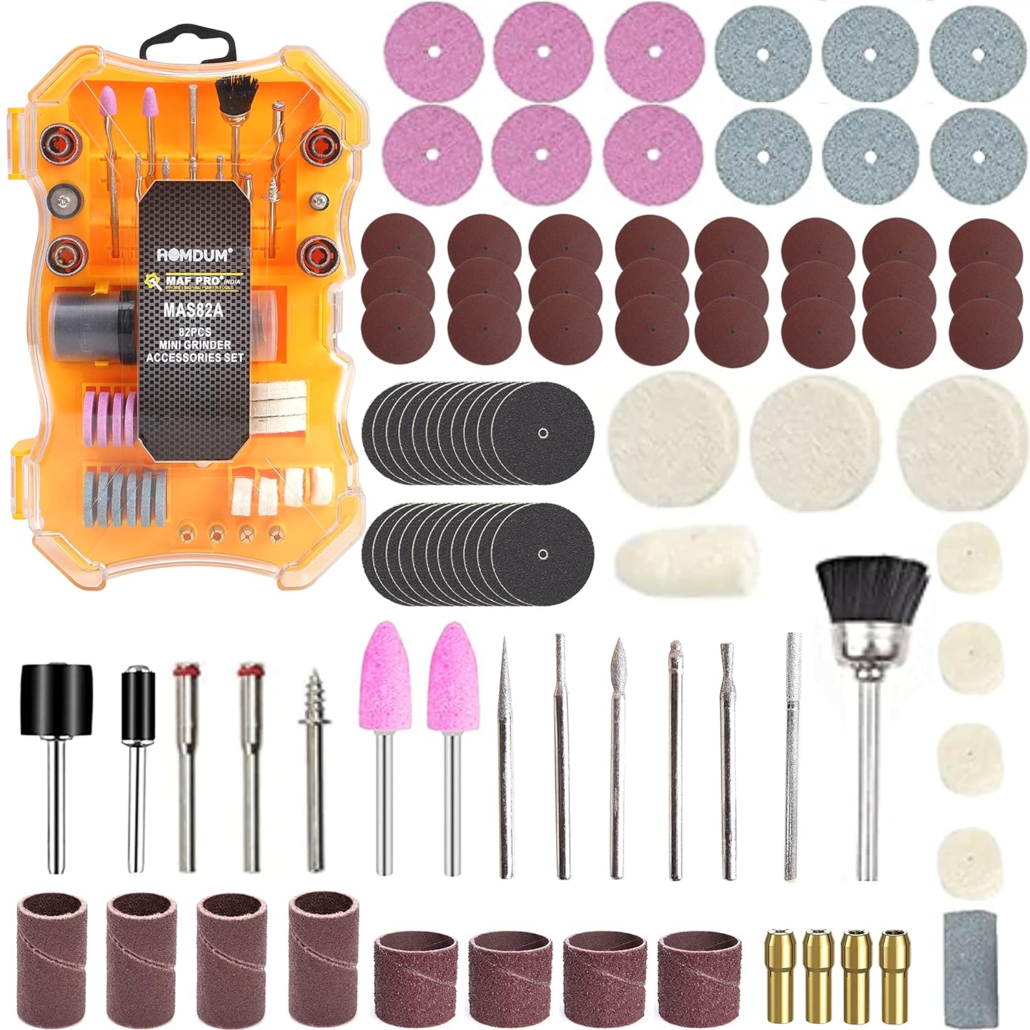 Homdum 82 Pc Rotary Tool Accessories Set