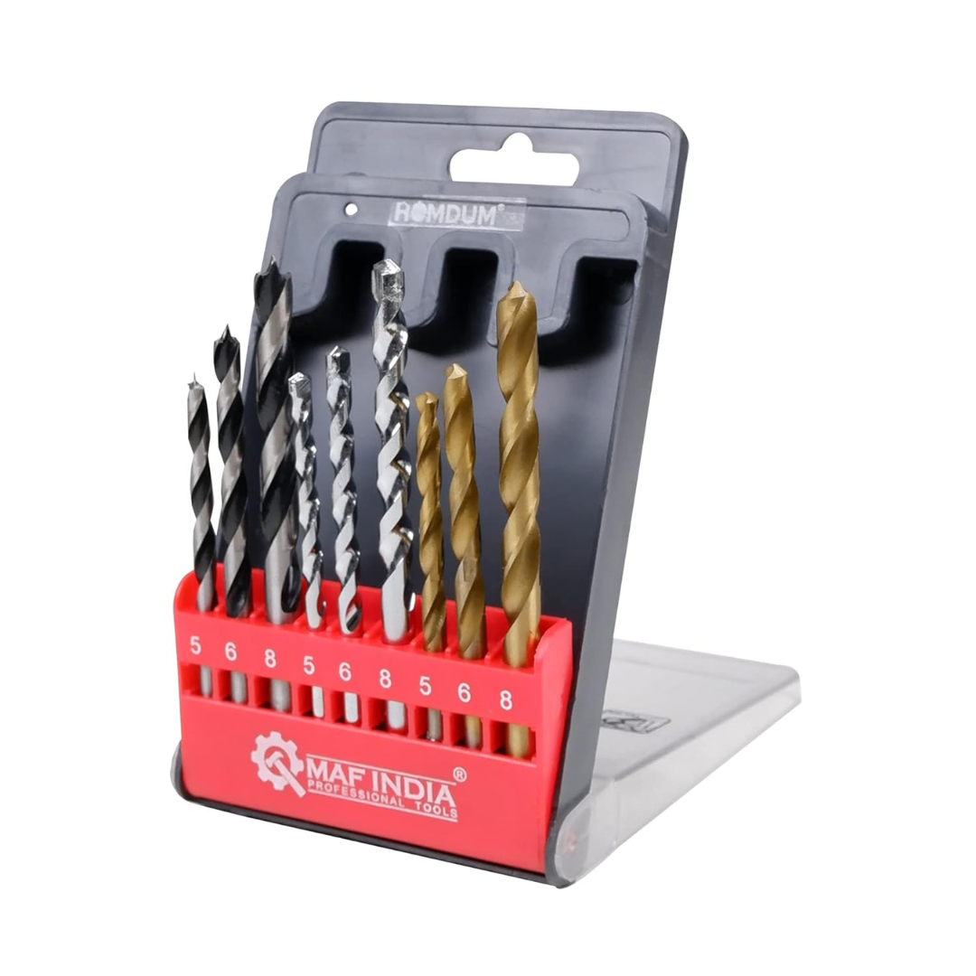 Homdum 3 in 1 Combo Drill Bit Set