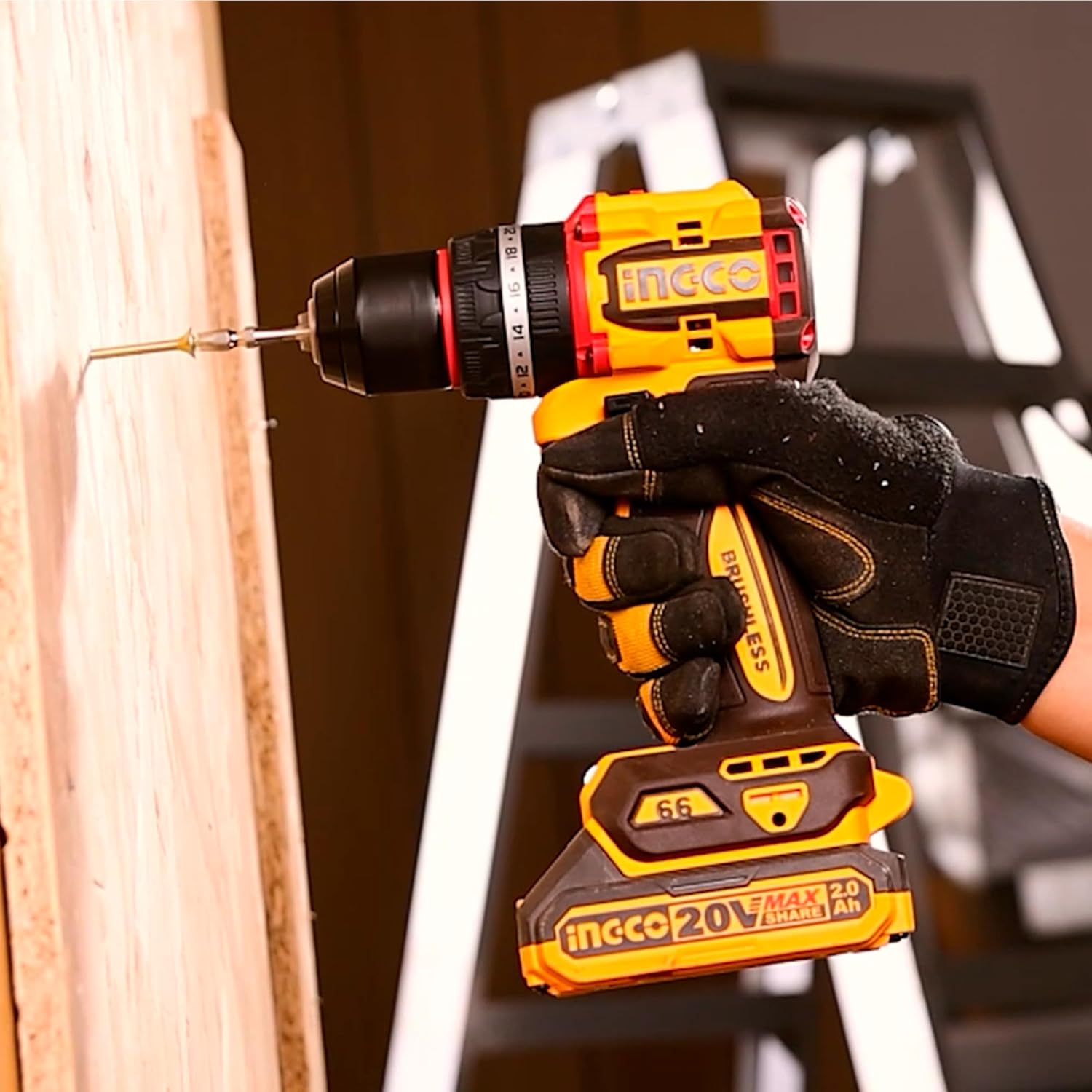 INGCO Cordless Impact Drill Machine