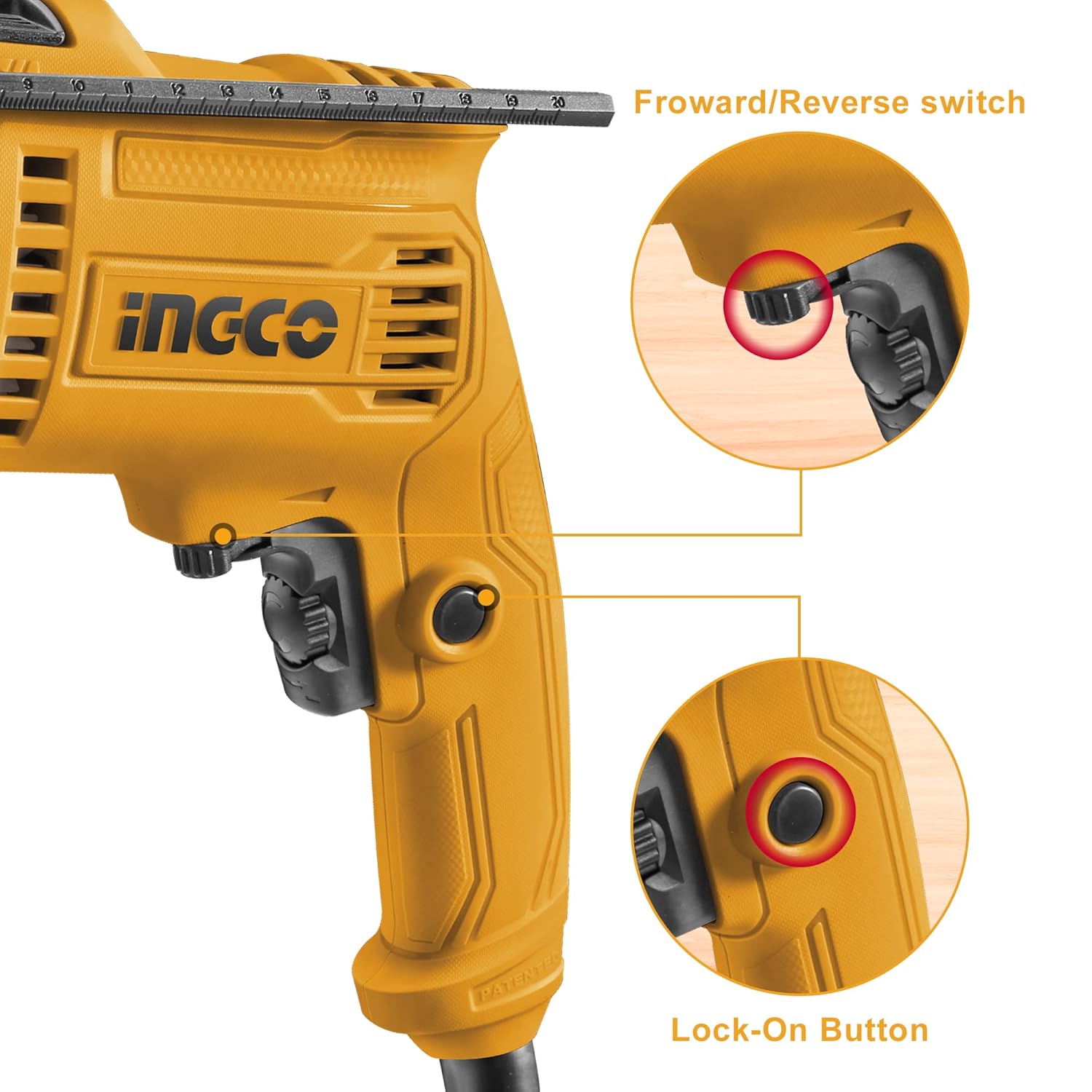 INGCO Impact Drill, 680W