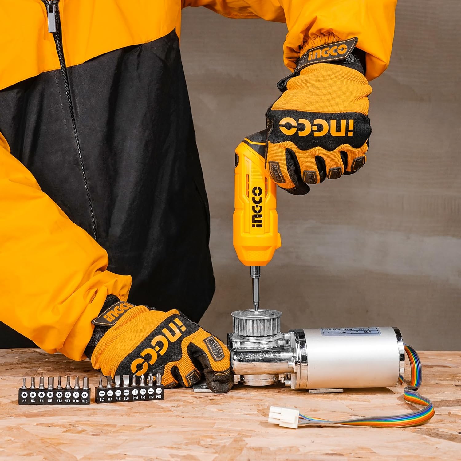 INGCO 4V Electric Cordless Screwdriver,